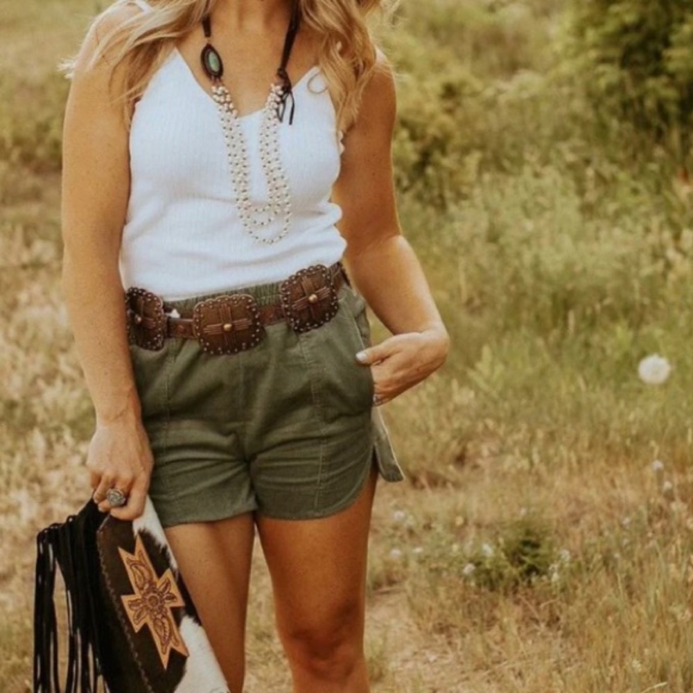 Beautiful copper concho belt